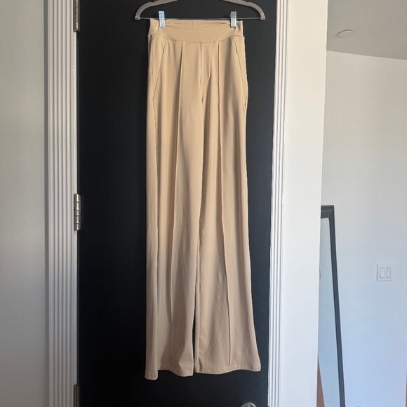 Mad Lady Active Ultra Stretch Suit Pants -  Beige, Size Small X Tall - Picture 3 of 5